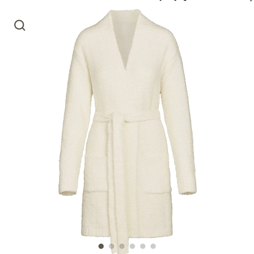 SKIMS Cozy Knit Short Robe XXS/XS